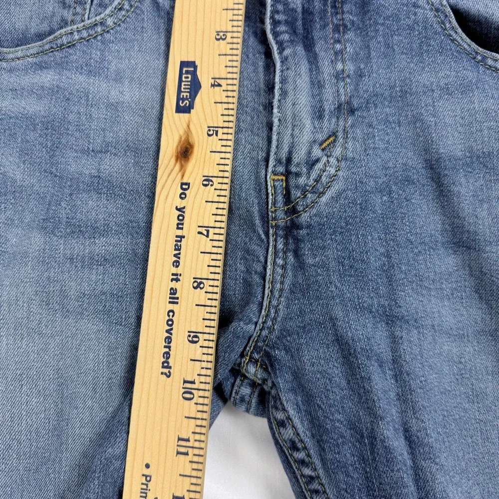 Levi's 512 Slim Taper Jeans Mens 31x30 Light Wash Blue Denim Stretch Levis